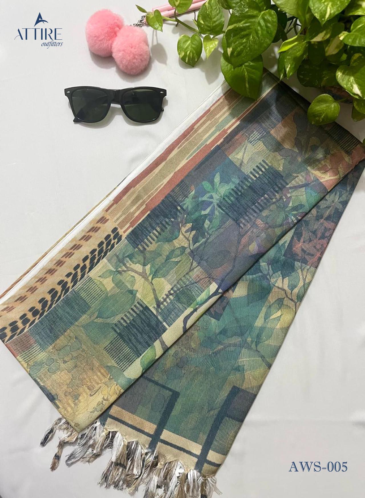 WOMENS WINTER SHAWL AWS-005